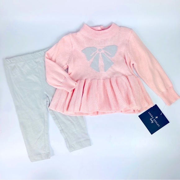 Laura Ashley Matching Sets Laura Ashley Baby Girl 2 Piece Outfit